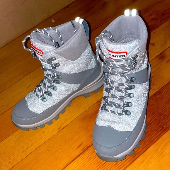 Hunter Weatherproof Sparkly Boots - Picture 1 of 7